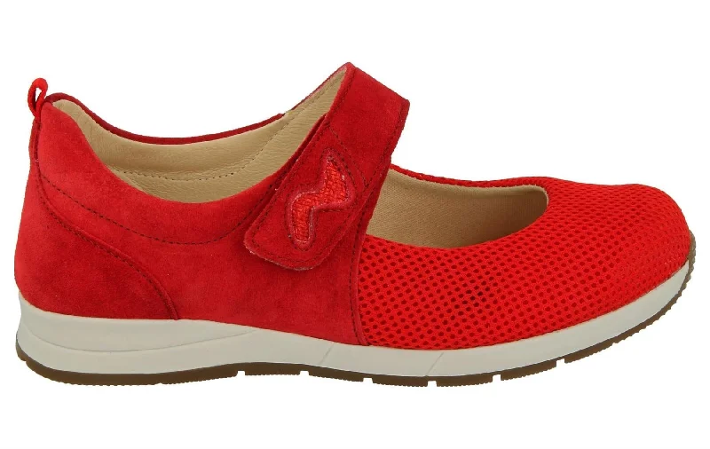 Red Suede / Mesh