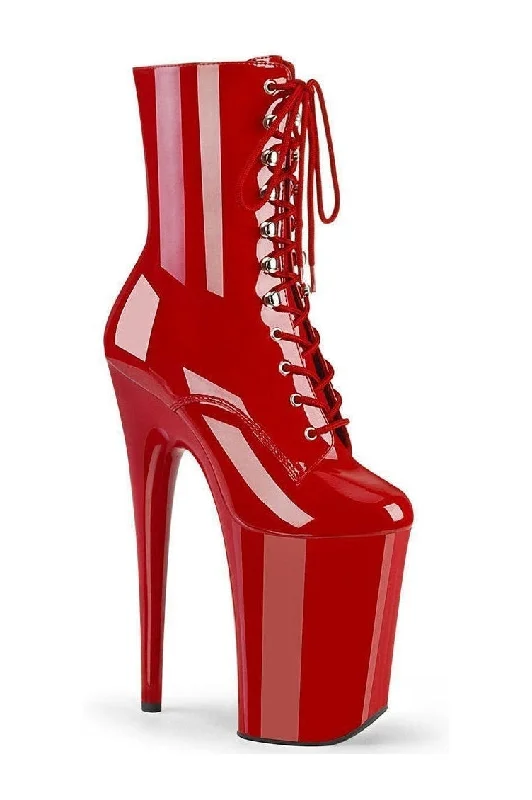 INFINITY-1020 Exotic Boot | Red Patent