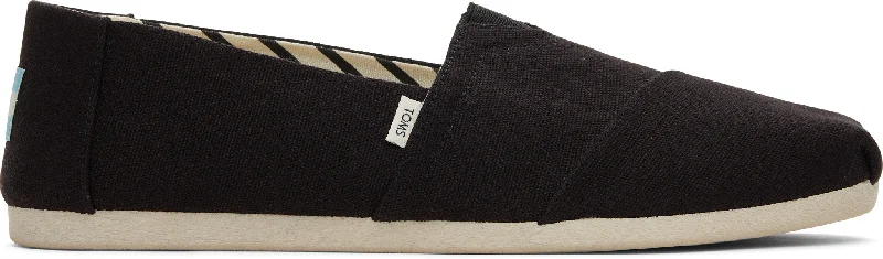 Women's Alpargata Classic - Black Canvas