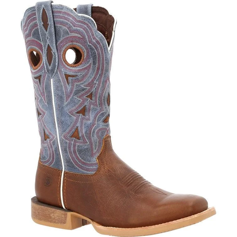 Durango Lady Rebel Pro Women’s Golden Brown & Periwinkle Western Boot DRD0422