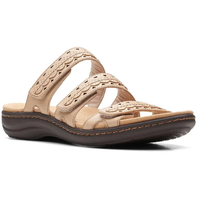 Clarks Womens Laurieann Cove Adjustable Slide Sandals