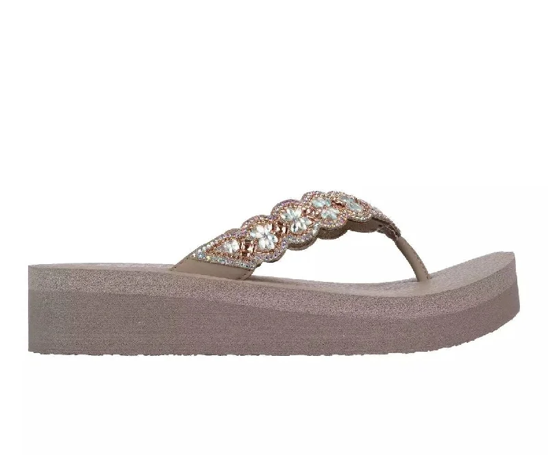 'Skechers' Women's Vinyasa-Happy Spring Sandal - Taupe