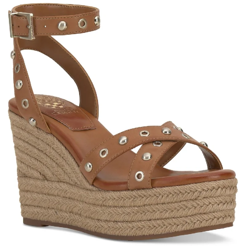 Vince Camuto Womens FEEGELLA Ankle strap Almond toe Wedge Sandals