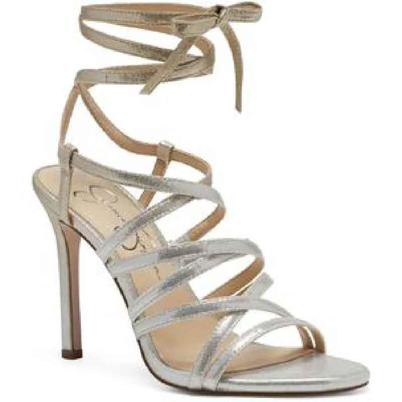 Jessica Simpson Jexilla Women's Strappy Ankle Wrap Stiletto Sandals